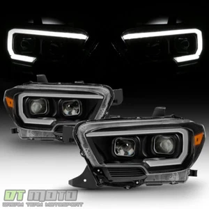 For 2016-2022 Tacoma SR & SR5 Headlights w/Sequential LED Signal and Light Bar - Picture 1 of 12