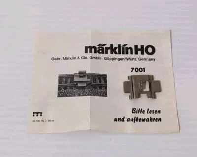 Parte Marklin HO 7001 ver fotos se vende como está  Foto 1 de 3