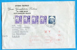 1989 CASTELLI IN BOBINA £.750 STRISCIA DI QUATTRO + £.50 RACC.(263739) - Bild 1 von 2