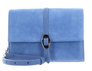 COCCINELLE Dorian Suede Mini Bag Umhängetasche Tasche Azul / Azul blau Neu - Bild 1 von 4