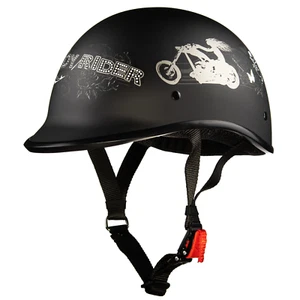 World's Smallest, Lightest  DOT Twister Polo Half Helmet - Ladyrider - Picture 1 of 6