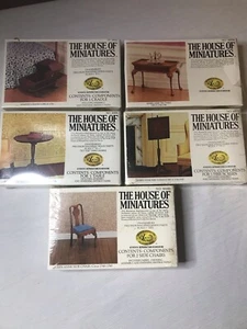 Lot of 5 House of Miniatures Doll Furniture 40082, 40035, 40021, 40039, 40008 - Picture 1 of 11
