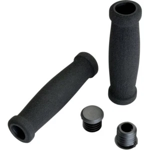 Moose Racing Black Foam ATV Grips 7/8" Thumb Throttle PWC Snowmobile - Picture 1 of 1