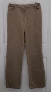 J Jill Women’s Stretch Wide Leg Khaki Pants Tall Size 8T NWT - Picture 1 of 8