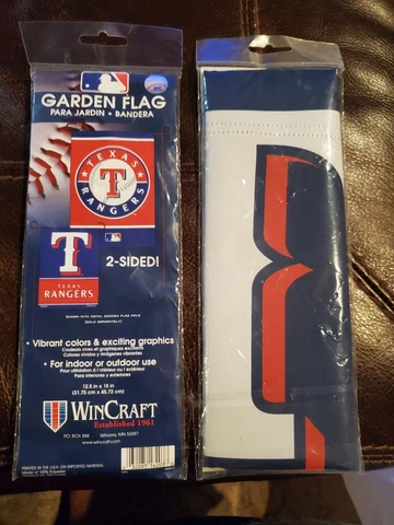MLB -WinCraft-Texas RangersTeam Banner/Garden Flag 2-Sided - 12.5 x 18" Cover