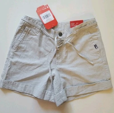 Shorts The North Face Destination mistura de linho algemado 0 listra cinza média 5" caminhada - Imagem 1 de 4