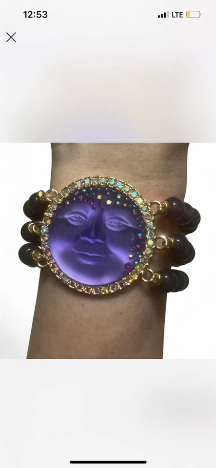 Purple Kirk’s Folly Moon Bracelet NWOT Foto 1 de 1