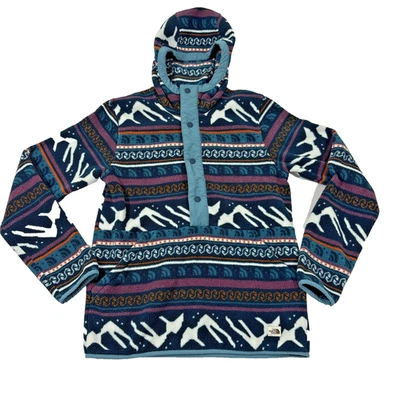 TNF The North Face Carbondale Hooded 1/2 Snap Fleece Pullover Jacket Men’s Small - Image 1 of 4