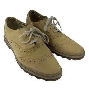 CAT Women's Perforated Oxford Leather Dress Shoes, Size 9.5 Preowned - Picture 1 of 7