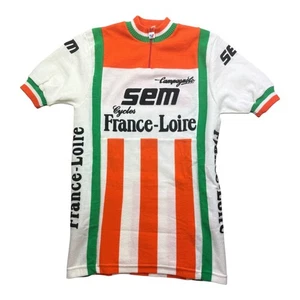 Maglia ciclismo Sem Loire France campagnolo Pro Team taglia S - M lana maglia ciclismo ZM7 - Foto 1 di 4