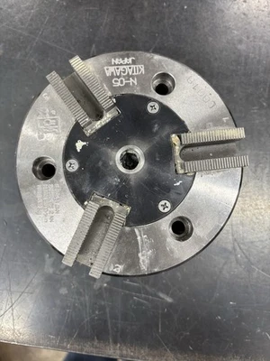 Mandril de torno hidráulico Kitagawa N-05 4L0018 5" nuevas mordazas superiores Foto 1 de 4