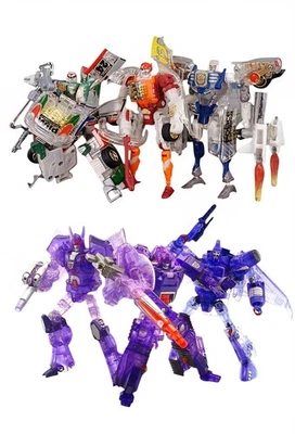 Transformers Exclusive Clear Figure Set Of 3 Autobots & 3 Decepticons (6 Total) - Image 1 of 4