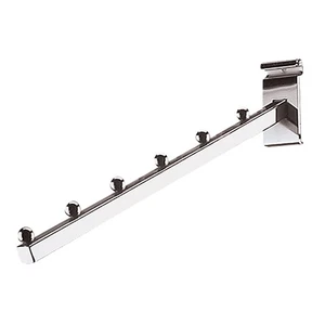 SSWBasics 6-Ball Waterfall Chrome Faceout for Gridwall and Wire Grid - Pack of 5 - Picture 1 of 2