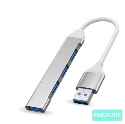 HUB USB 3.0 4 PORTE SDOPPIATORE SPLITTER PER PC NOTEBOOK LAPTOP MAC MULTIPORTA T - Immagine 1 di 4