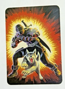 GI Joe 1986 Hasbro Series 1 Commando (Snake-Eyes) Card #8 ARAH Milton Bradley - Picture 1 of 8