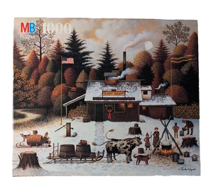 Milton Bradley Charles Wysocki The Vermont Rock Maple Treetappers, 1000 Piece - Picture 1 of 2