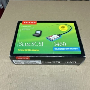 Kit carte PC Adaptec SlimSCSI 1460 PCMCIA vers SCSI rapide avec câble - Photo 1/20