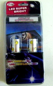 Set 2 ultraweiße Multiled T10 Glühbirnen für Auto und Motorrad - Bild 1 von 1