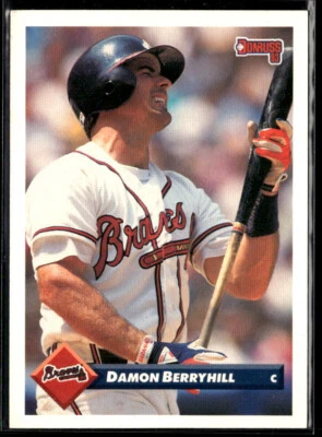 1993 Donruss Damon Berryhill #78 Atlanta Braves - Image 1 of 2