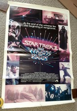 Star Trek 2 The Wrath of Khan Original Vintage 1982 Movie Poster 27x41 