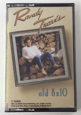 RANDY TRAVIS “Old 8X10” SEALED Cassette Tape 80s Country Warner Bros C 100008 - Image 1 of 3