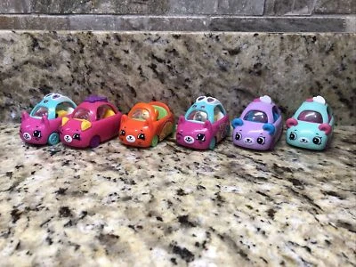 Shopkins Cutie Cars Moose McDonald's Happy Meal Juguetes Lote de 6 Usados Foto 1 de 4