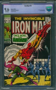 Iron Man #10 (1969) ⭐ CBCS 9.6 ⭐ vs Mandarin! Nick Fury Silver Age Marvel Comic - Picture 1 of 3