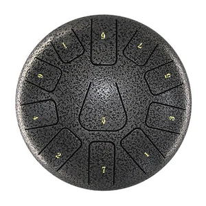 8 Zoll Steel Tongue Drum 11 Notes Handpan Drum mit Drum Mallet Finger Picks T5U2 - Bild 1 von 10