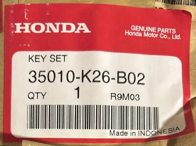 Pieza genuina Honda: se adapta a Grom 125 2017-20, juego de llaves 35010-K26-B02 nuevo Foto 1 de 2