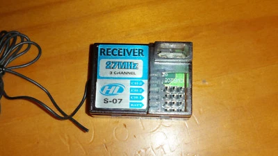 RC HL Henglong S-07 3CH AM 27MHz Receiver Compatible Futaba HSP RC Transmitter - Image 1 of 2