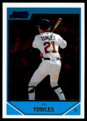 2007 Bowman Chrome Draft Future's Game Prospects J.R. Towles #BDPP89 - Image 1 of 2
