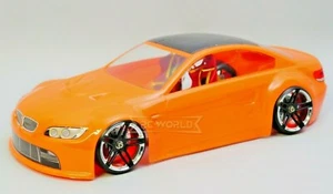 1/10 RC Car BODY Shell E92 BMW E90 M3 200mm *PRE- FINISHED* ORANGE - Picture 1 of 6