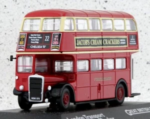 LONDON TRANSPORT RTW Double Decker - red - Atlas 1:76 - Foto 1 di 6