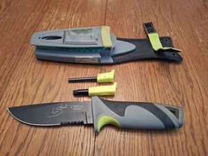 Camillus Les Stroud Carbonitride Titanium Ultimate Survival Knife Set W/ Sheath - Picture 1 of 13