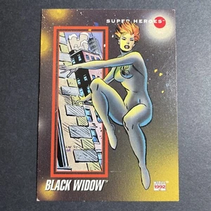 1992 Impel Marvel Universe Trading Card #12 BLACK WIDOW - Picture 1 of 2