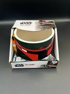Star Wars Haustier Schüssel 28 Unzen 3,5 Tassen Bobba Fett Design 3D Keramik runde Form - Bild 1 von 4