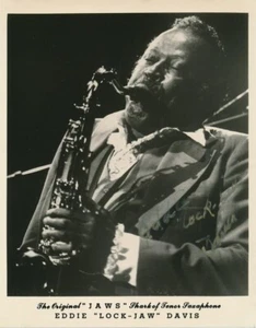 Eddie "Lock-Jaw" Davis- Vintage Signed Photograph - Picture 1 of 1
