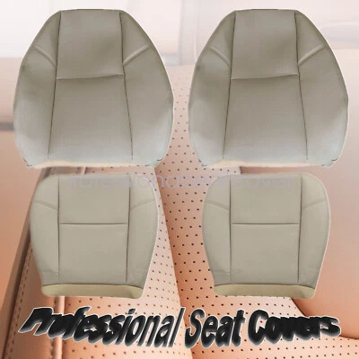 Cubierta de asiento delantera inferior y superior de cuero para Cadillac Escalade ESV EXT 07-2008 tostado Foto 1 de 4