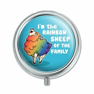 I'm The Rainbow Sheep of the Family Gay Pride Pill Case Trinket Gift Box - Picture 1 of 3