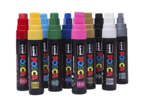 Uni Posca Paint Marker 15mm Extra-Broad Tip Pen (PC-17K) - Picture 1 of 30