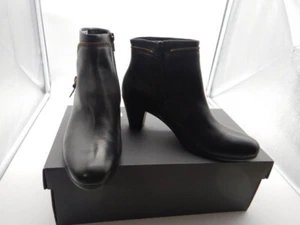 Gabor - Damen Siefel Halbschuh schwarz Leder Gr. 38 - Bild 1 von 2