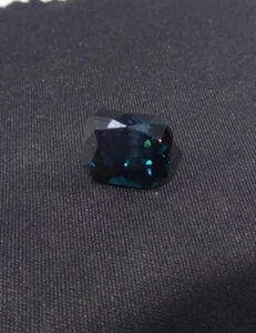 GIC CERTIFIED Cobalt Blue Spinel Natural 5.77ct Rectangular Mixed Cut RARE Gem - Picture 1 of 11