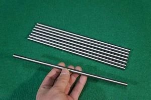 8mm Dia Titanium Grade 5 Round rod .314" x 10" Ti-6al-4v Metal Alloy Bar 8pcs - Picture 1 of 4