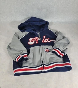 Fila Boys Navy Track Zip Jacket Jogger Size 18 Month GUC - Picture 1 of 6