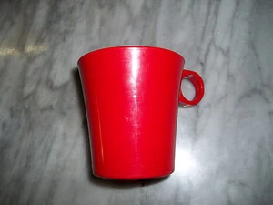 1970er Deka Kunststoff Kaffeetasse/Becher - 3,25" hoch & 3" quer - Bild 1 von 4