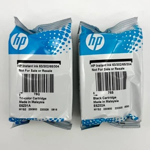 Hp Instant Ink 63/302/65/304 Black and Tri-colour - New - Picture 1 of 1