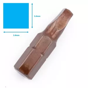 1pc SQ3 Square 4 Point Magnetic Hex Screwdriver Bit 1/4" Robertson Scrulox Drill - Picture 1 of 4