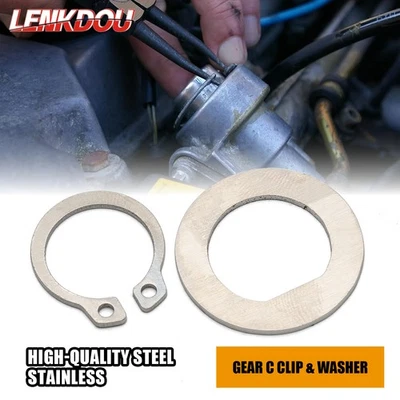 Kicker Idler Gear C Clip & Washer Set #90214-15020-00 For Yamaha Banshee YFZ350 - Image 1 of 4