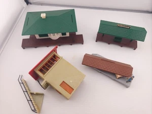 *LESEN HO Scale Plasticville Passenger Freight Station and Switch Tower Building - Bild 1 von 13