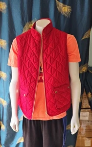 GILET TRAPUNTATO ST JONHS BAY ROSSO TAGLIA XXL 2XL - - Foto 1 di 3